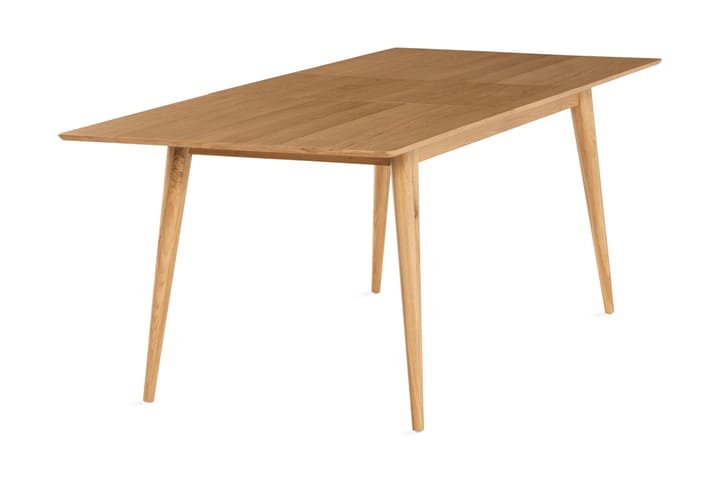 Spisebord Barke Forlengningsbart 210 cm Massiv Eik - Brun - Møbler - Bord - Spisebord & kjøkkenbord