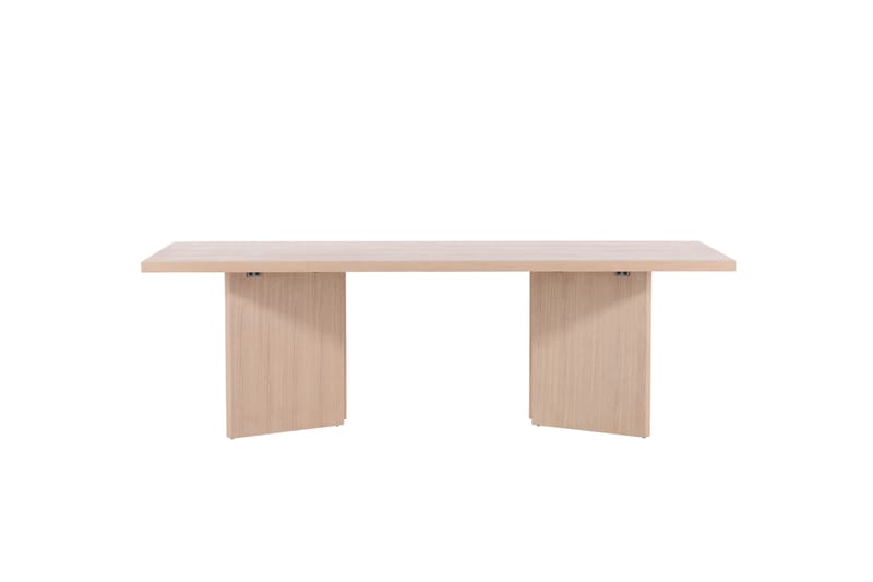 Spisebord Bassholmen 240x100 cm Hvit - Vind - Møbler - Bord - Spisebord & kjøkkenbord