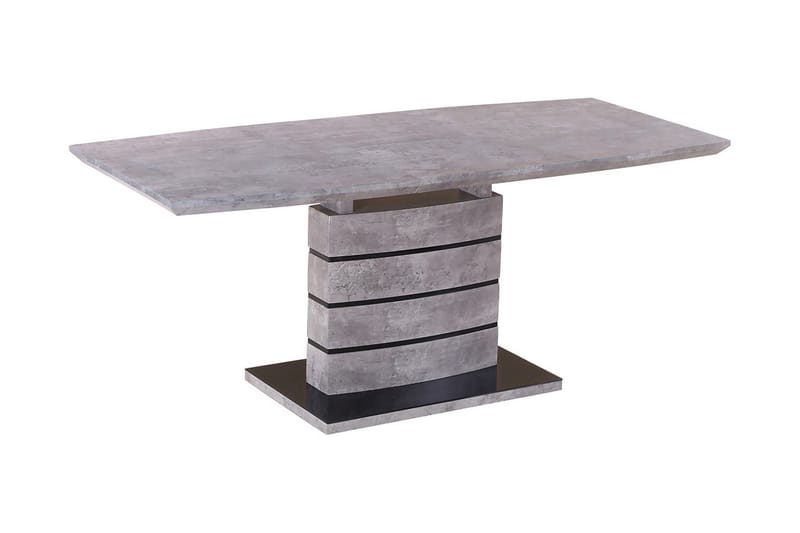 Spisebord Blacos Forlengningsbart 140 cm - Glass/Grå - Møbler - Bord - Spisebord & kjøkkenbord