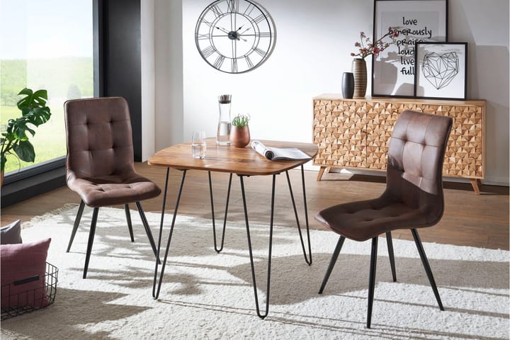 Spisebord Blandford 80 cm - Brun - Møbler - Bord - Spisebord & kjøkkenbord