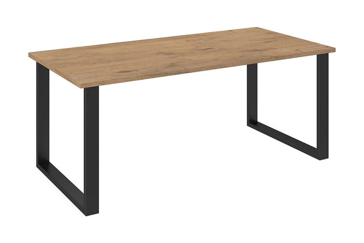 Spisebord Ciapin 185 cm - Natur / Svart - Møbler - Bord - Spisebord & kjøkkenbord