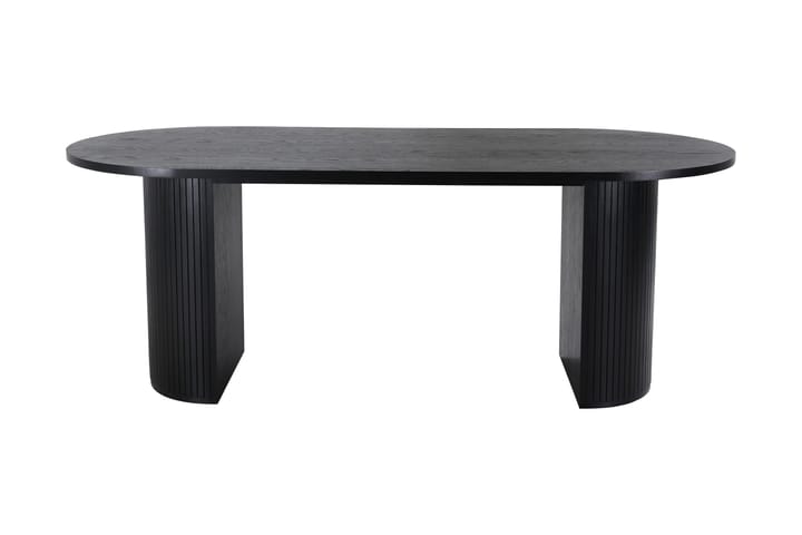 Spisebord Cinaba 200 cm Ovalt - Svart - Møbler - Bord - Spisegrupper