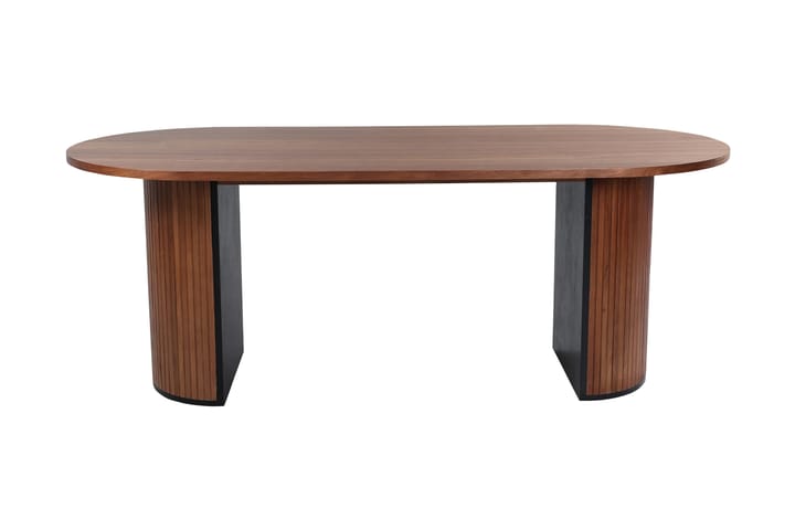 Spisebord Cinaba 200 cm Ovalt - Valnøttsbrun - Møbler - Bord - Spisebord & kjøkkenbord