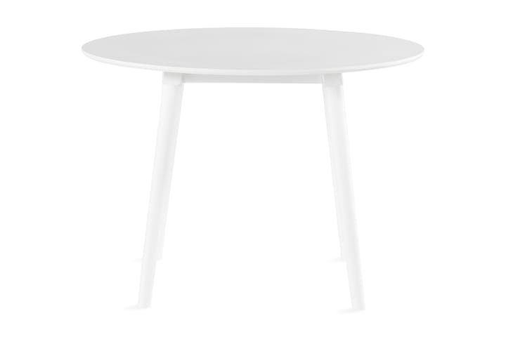 Spisebord Comuna 106 cm Rundt - Hvit - Møbler - Bord - Spisebord & kjøkkenbord