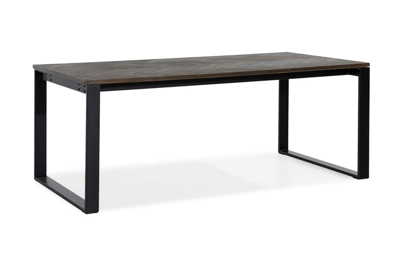 Spisebord Eelis 200 cm - Svart|Brun - Møbler - Bord - Spisebord & kjøkkenbord