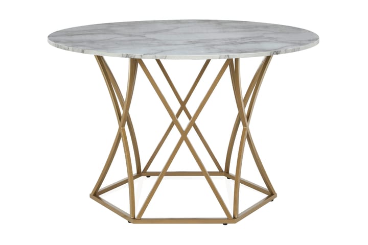 Spisebord Elle 121 cm Hvit - CosmoLiving - Møbler - Bord - Spisebord & kjøkkenbord