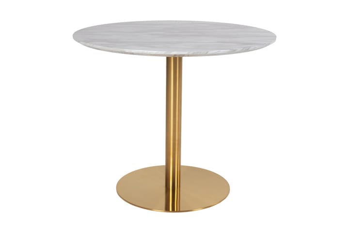Spisebord Emington 90 cm - Hvit - Møbler - Bord - Spisebord & kjøkkenbord