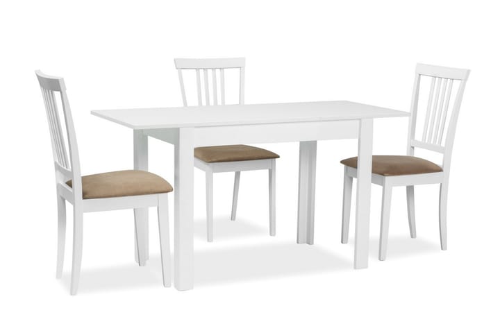 Spisebord Fiorano 80 cm - Hvit - Møbler - Bord - Spisebord & kjøkkenbord