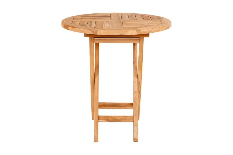Spisebord Fordyce 70 cm Rundt - Teak - Møbler - Bord - Spisebord & kjøkkenbord