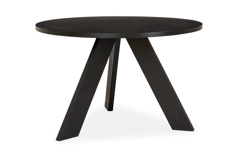Spisebord Fryda 120 cm Rundt - Svart - Møbler - Bord - Spisebord & kjøkkenbord