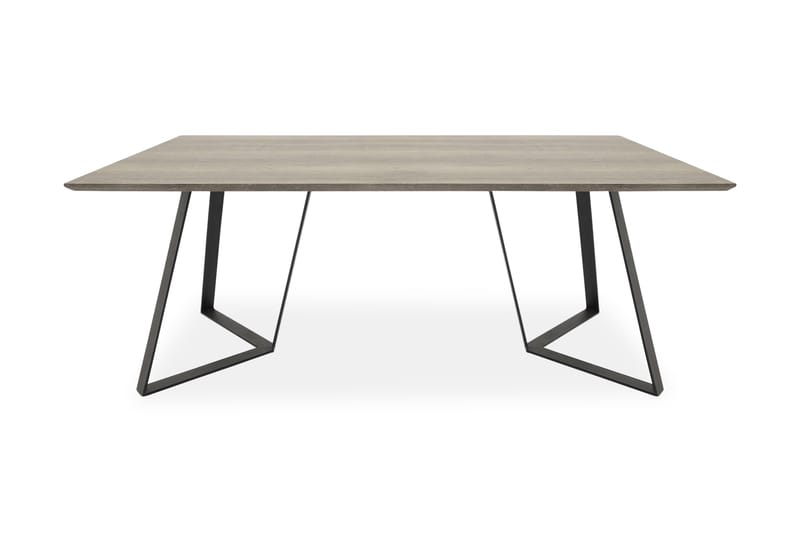 Spisebord Granville 180 cm - Grå|Svart - Møbler - Lenestoler - Fotskammel