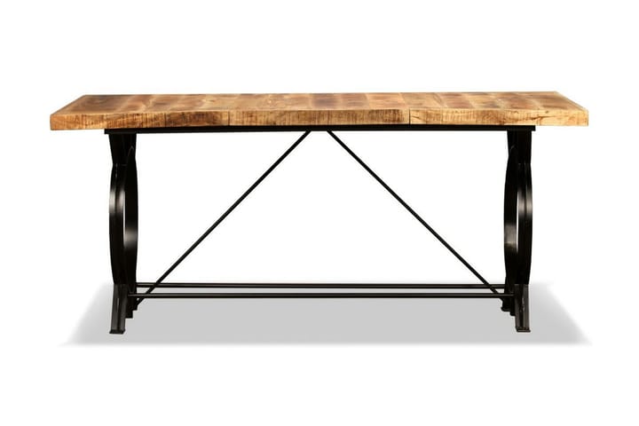 Spisebord grovt mango heltre 180 cm - Brun - Møbler - Bord - Spisebord & kjøkkenbord
