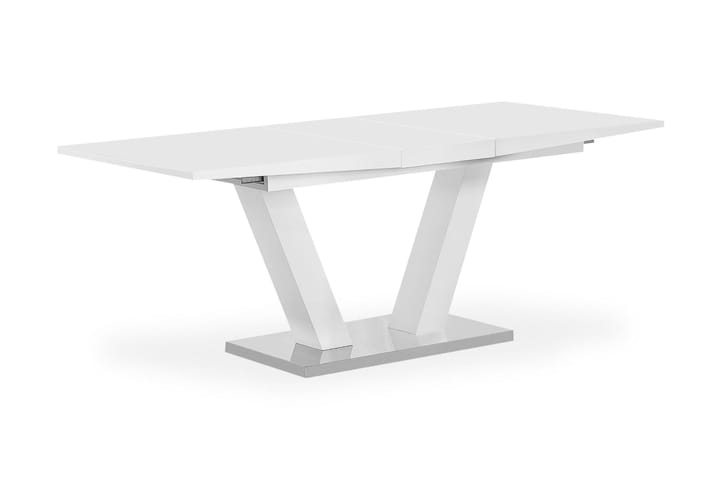 Spisebord Harber Forlengningsbart 160 cm - Hvit - Møbler - Bord - Spisebord & kjøkkenbord