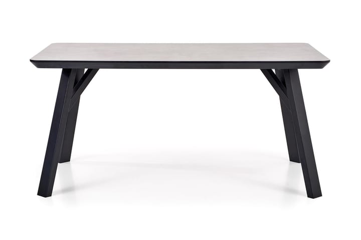 Spisebord Hargett 160 cm - Grå|Svart - Møbler - Bord - Spisebord & kjøkkenbord
