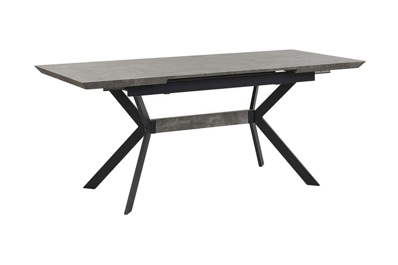 Spisebord Harnett 180 cm Sammenleggbart - Grå/Svart - Møbler - Bord - Spisebord & kjøkkenbord