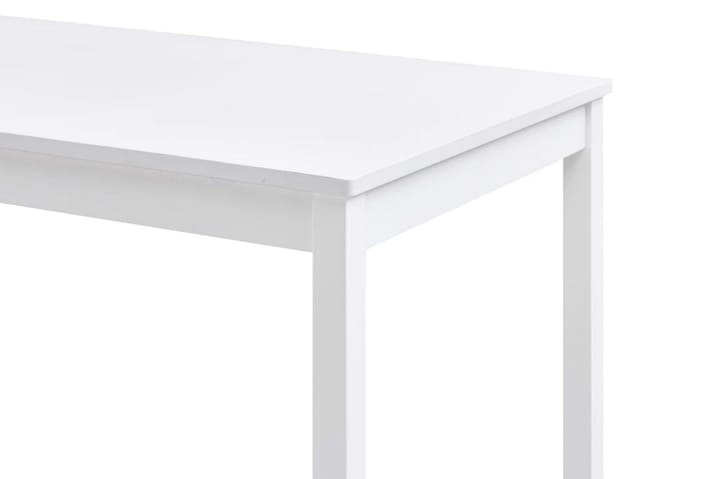 Spisebord hvit 140x70x73 cm furu - Hvit - Møbler - Bord - Spisebord & kjøkkenbord