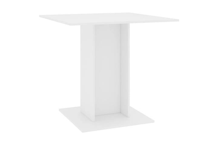 Spisebord hvit 80x80x75 cm sponplate - Hvit - Møbler - Bord - Spisebord & kjøkkenbord