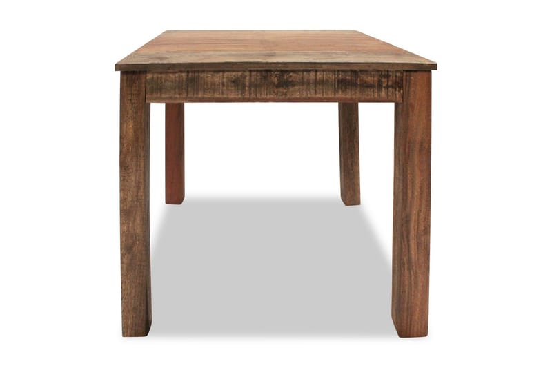 Spisebord i massivt gjenvunnet tre 82x80x76 cm - Brun - Møbler - Bord - Spisebord & kjøkkenbord