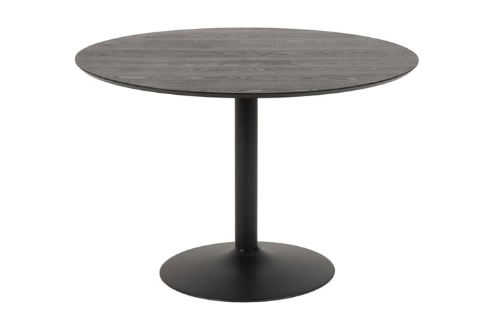 Spisebord Ibizor 110 cm Rundt - Svart/Matt Svart - Møbler - Bord - Spisebord & kjøkkenbord