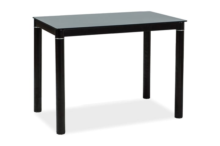 Spisebord Jelka 100 cm - Glass/Svart - Møbler - Bord - Spisebord & kjøkkenbord