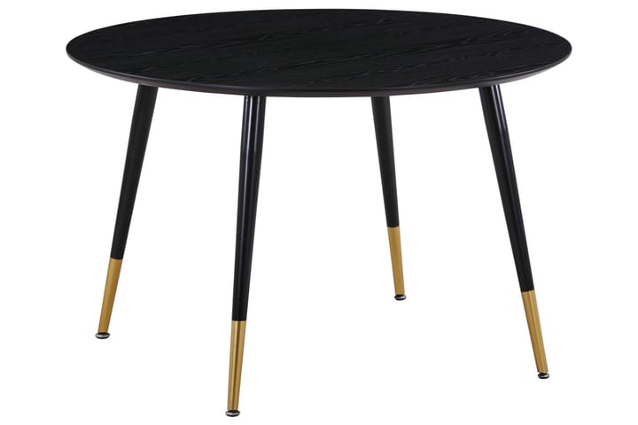 Spisebord Kenton 115 cm Svart|Messing - Møbler - Bord - Spisebord & kjøkkenbord