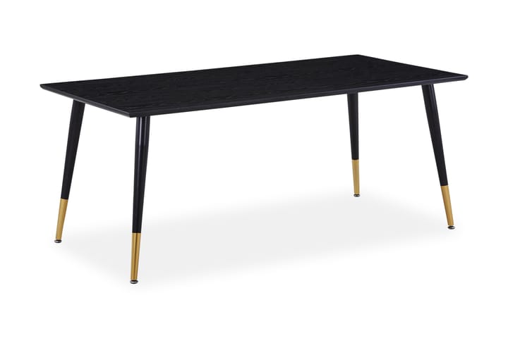 Spisebord Kenton 180 cm - Svart|Messing - Møbler - Bord - Spisebord & kjøkkenbord