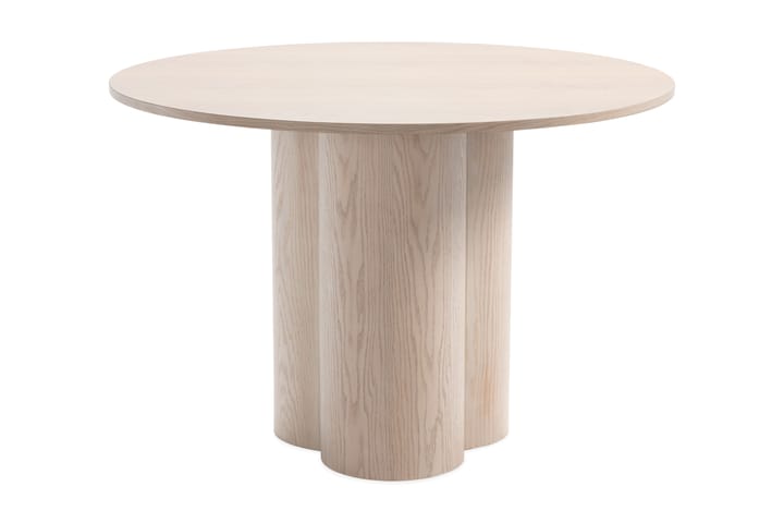 Spisebord Knikriver Rundt 110 cm - Hvit - Møbler - Bord - Spisebord & kjøkkenbord