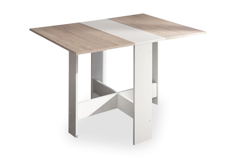 Spisebord Lairden 67 cm - Eik|Hvit - Møbler - Sofaer - Sovesofaer - Langsgående sovesofa