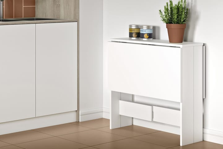 Spisebord Lairden 67 cm - Hvit - Møbler - Bord - Spisebord & kjøkkenbord