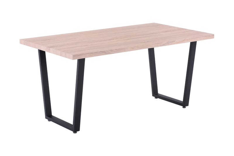 Spisebord Lingasa - Natur/Svart - Møbler - Bord - Spisebord & kjøkkenbord