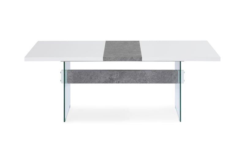 Spisebord Lokey Forlengningsbart - Hvit - Møbler - Bord - Spisebord & kjøkkenbord