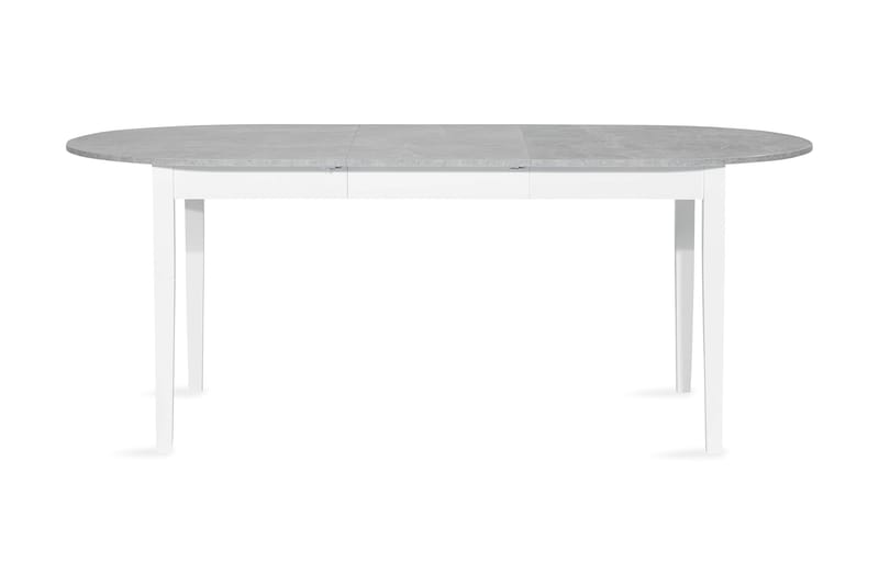 Spisebord Montague t 150 cm Ovalt - Hvit|Grå - Møbler - Bord - Spisebord & kjøkkenbord