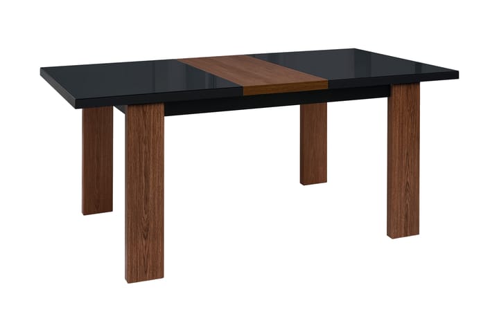 Spisebord Morche 180 cm - Eikefiner/Glass/Svart - Møbler - Bord - Spisebord & kjøkkenbord