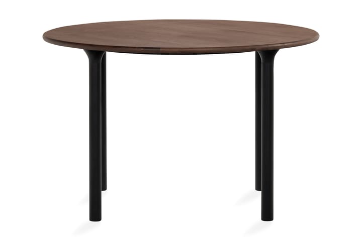 Spisebord Neandir 120 cm Massiv Valnøtt Rundt - Brun - Møbler - Bord - Spisebord & kjøkkenbord