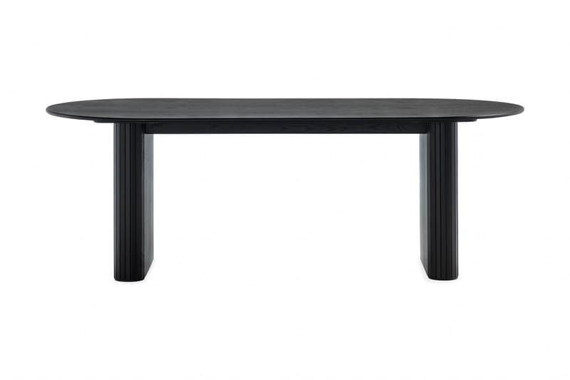 Spisebord Neandir 220 cm Massiv Eik - Svart - Møbler - Bord - Spisebord & kjøkkenbord