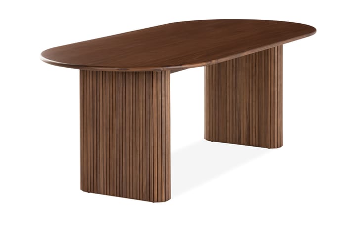 Spisebord Neandir 220 cm Massiv Valnøtt - Brun - Møbler - Bord - Spisebord & kjøkkenbord