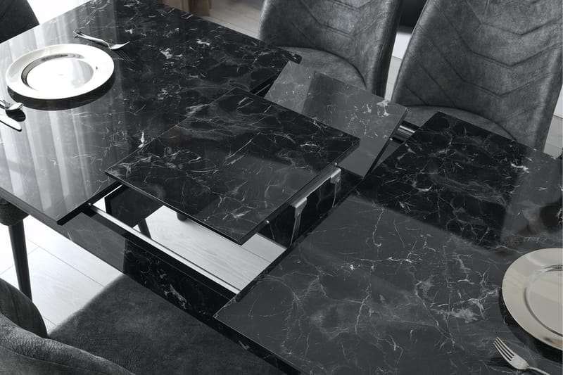 Spisebord Nelumbo 130 cm - Antrasitt - Møbler - Bord - Spisebord & kjøkkenbord