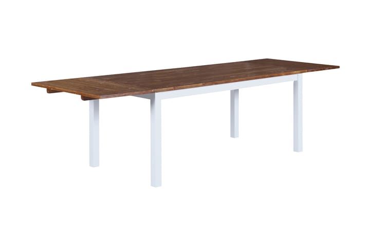 Spisebord Octavia Forlengningsbart 90 cm - Natur/Hvit - Møbler - Bord - Spisebord & kjøkkenbord