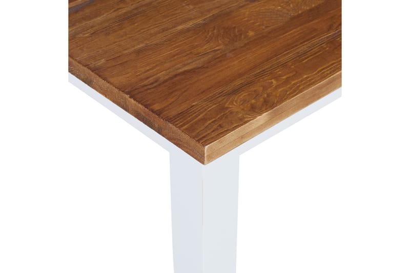 Spisebord Octavia Forlengningsbart 90 cm - Natur/Hvit - Møbler - Bord - Spisebord & kjøkkenbord