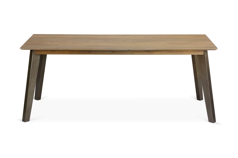 Spisebord Periana Forlengningsbart 200 cm - Brun|Silver - Møbler - Bord - Spisebord & kjøkkenbord