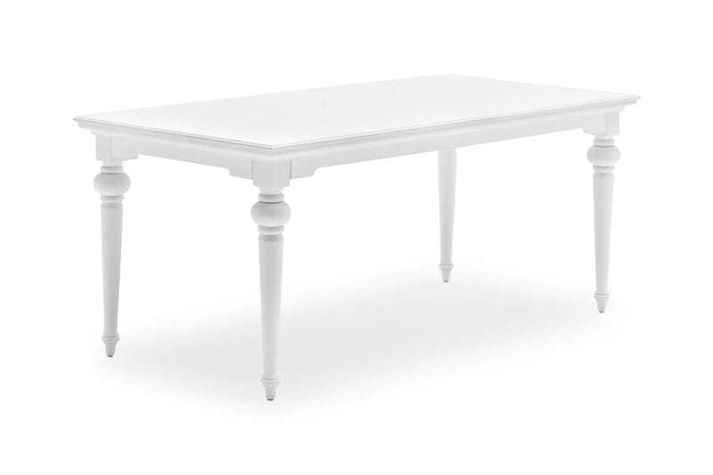 Spisebord Provence 180 cm - Hvit - Møbler - Bord - Bordtilbehør - Ileggsplate