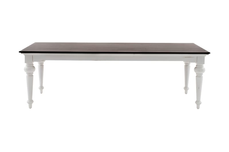 Spisebord Provence 240 cm - Hvit|Brun - Møbler - Bord - Spisebord & kjøkkenbord