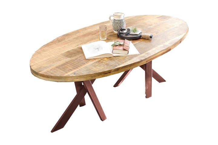 Spisebord Raital 160x90 cm - Akacia/Brun - Møbler - Bord - Spisebord & kjøkkenbord