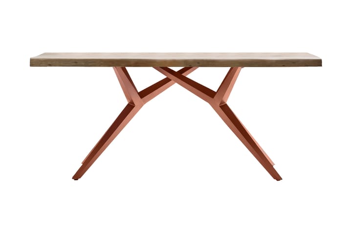 Spisebord Raital 160x90 cm - Flerfarget/Brun - Møbler - Bord - Spisebord & kjøkkenbord