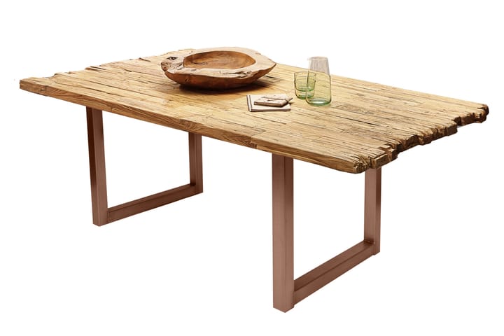 Spisebord Raital 160x90 cm - Resirkulert Teak/Brun - Møbler - Bord - Spisebord & kjøkkenbord