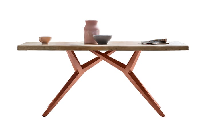 Spisebord Raital 180x100 cm - Akacia/Brun - Møbler - Bord - Spisebord & kjøkkenbord