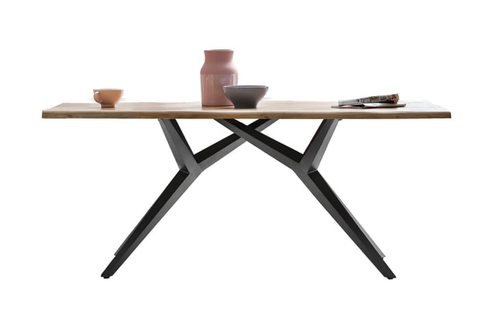 Spisebord Raital 200x100 cm - Svart - Møbler - Bord - Spisebord & kjøkkenbord