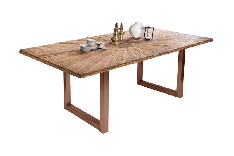 Spisebord Raital 240 cm - Resirkulert Teak/Brun - Møbler - Bord - Spisebord & kjøkkenbord