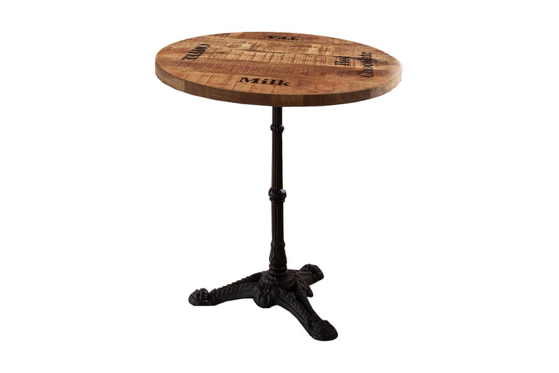 Spisebord Raital 60 cm - Mango/Natur/Svart - Møbler - Bord - Spisebord & kjøkkenbord