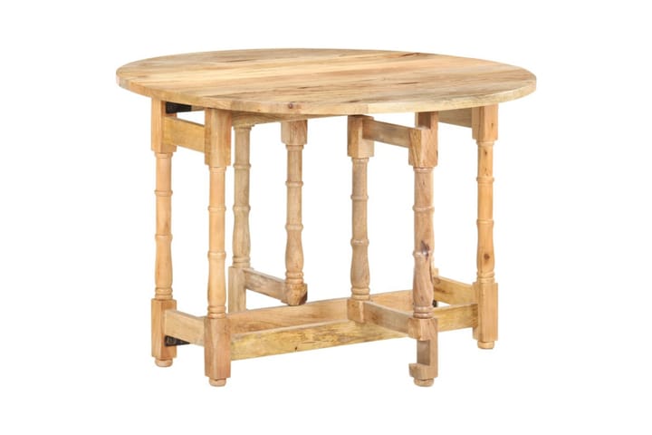 Spisebord rundt 110x76 cm heltre mango - Brun - Møbler - Bord - Spisebord & kjøkkenbord